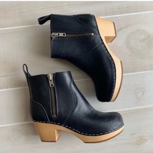 Hasbeen Emy Zip It motorcycle boot clogs - 38